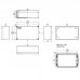 WEIDMULLER, #1305900000, KLIPPON POK 162609, GRP ENCLOSURE, GREY, SIZE: 160 X 260 X 90MM, IP66